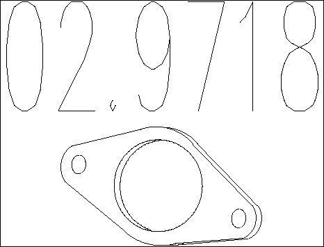 MTS 02.9718 - Уплътнение, изпускателни тръби vvparts.bg