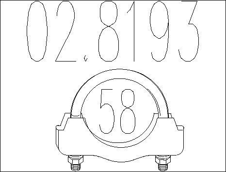 MTS 02.8193 - Тръбна връзка, изпускателна система vvparts.bg