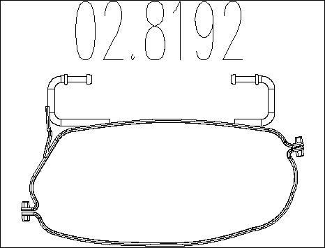 MTS 02.8192 - Тръбна връзка, изпускателна система vvparts.bg
