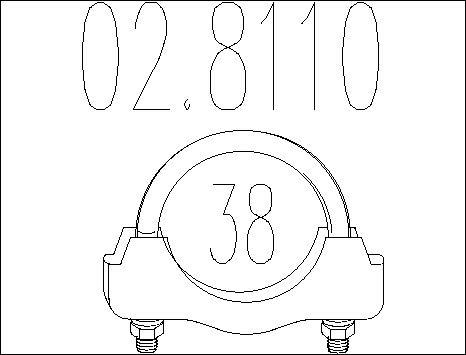 MTS 02.8110 - Тръбна връзка, изпускателна система vvparts.bg