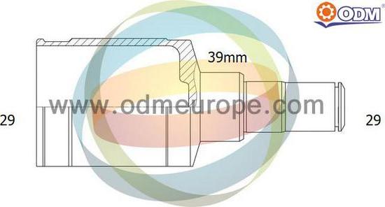 Multiparts 14-066165 - Каре комплект, полуоска vvparts.bg