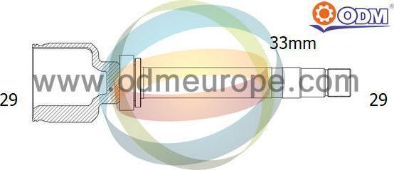 Multiparts 14-066166 - Каре комплект, полуоска vvparts.bg