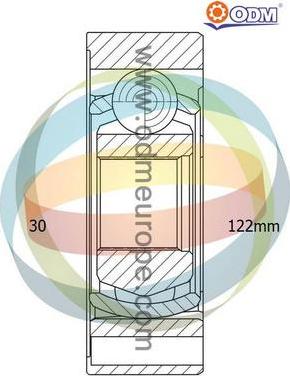 Multiparts 14-146054 - Каре комплект, полуоска vvparts.bg