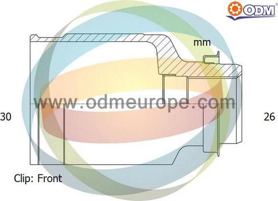 Multiparts 14-216098 - Каре комплект, полуоска vvparts.bg