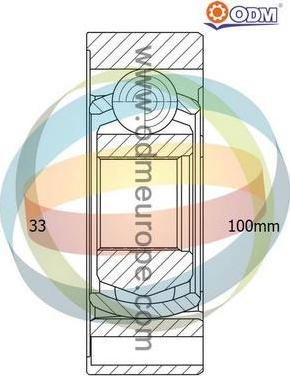 Multiparts 14-216033 - Каре комплект, полуоска vvparts.bg