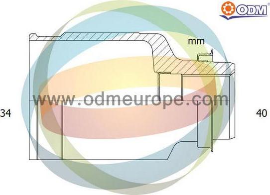 Multiparts 14-216104 - Каре комплект, полуоска vvparts.bg