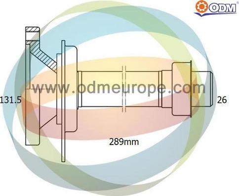 Multiparts 16-210080 - Шлиц втулка, диференциал vvparts.bg