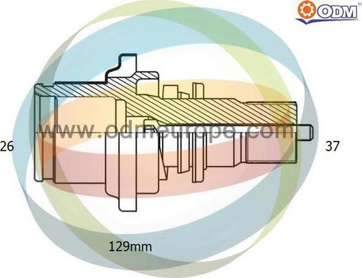 Multiparts 16-210030 - Шлиц втулка, диференциал vvparts.bg