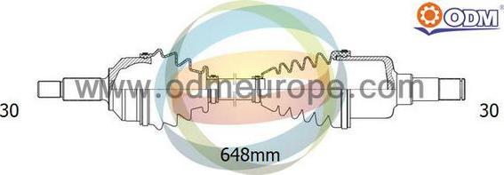 Multiparts 18-093220 - Полуоска vvparts.bg