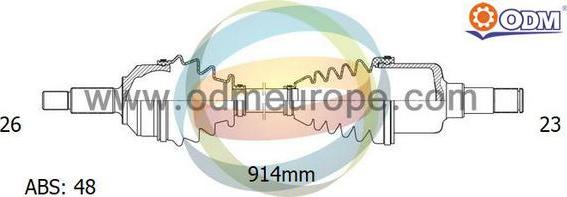 Multiparts 18-092241 - Полуоска vvparts.bg