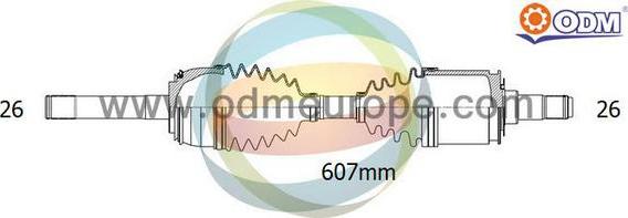 Multiparts 18-002540 - Полуоска vvparts.bg