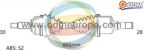 Multiparts 18-085181 - Полуоска vvparts.bg