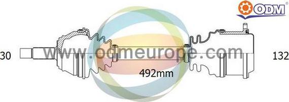 Multiparts 18-082420 - Полуоска vvparts.bg