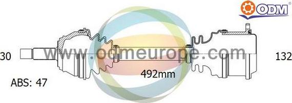 Multiparts 18-082421 - Полуоска vvparts.bg