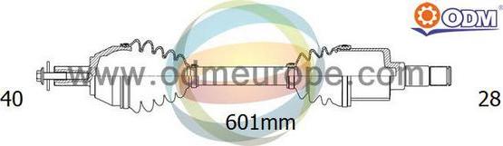 Multiparts 18-151830 - Полуоска vvparts.bg