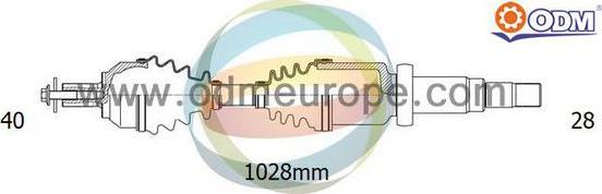 Multiparts 18-152460 - Полуоска vvparts.bg