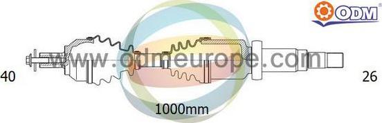 Multiparts 18-152420 - Полуоска vvparts.bg