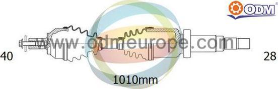 Multiparts 18-152840 - Полуоска vvparts.bg