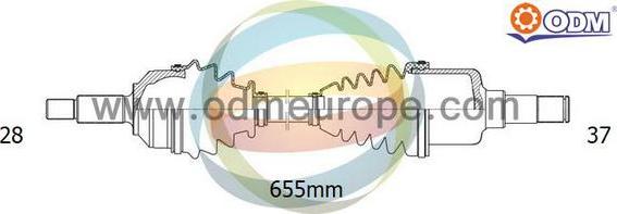 Multiparts 18-161540 - Полуоска vvparts.bg