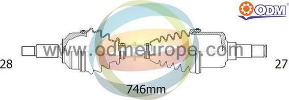 Multiparts 18-341450 - Полуоска vvparts.bg