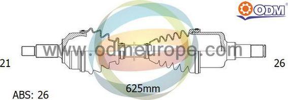 Multiparts 18-291092 - Полуоска vvparts.bg