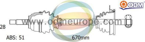 Multiparts 18-291011 - Полуоска vvparts.bg