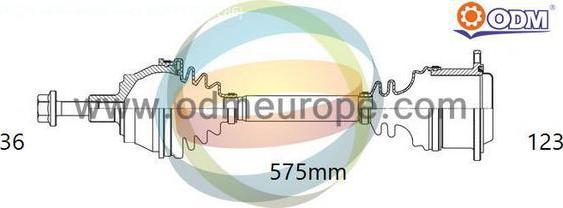 Multiparts 18-216490 - Полуоска vvparts.bg