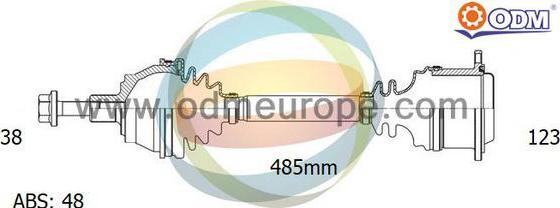 Multiparts 18-213081 - Полуоска vvparts.bg