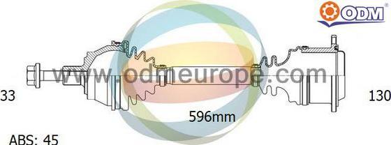 Multiparts 18-211621 - Полуоска vvparts.bg