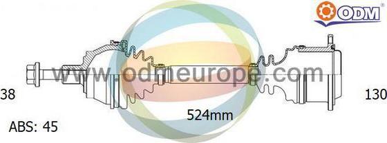 Multiparts 18-211261 - Полуоска vvparts.bg