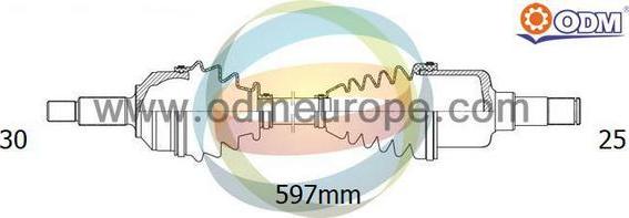 Multiparts 18-231550 - Полуоска vvparts.bg