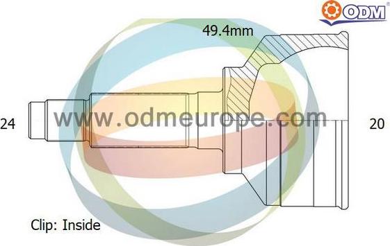 Multiparts 12-090281 - Каре комплект, полуоска vvparts.bg