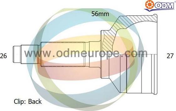 Multiparts 12-090220 - Каре комплект, полуоска vvparts.bg