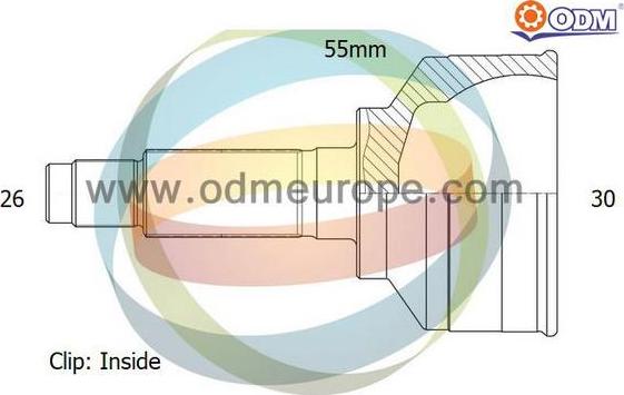 Multiparts 12-040808 - Каре комплект, полуоска vvparts.bg