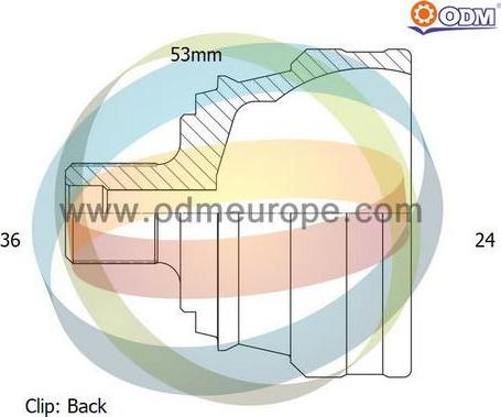 Multiparts 12-050424 - Каре комплект, полуоска vvparts.bg