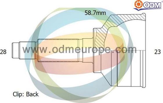 Multiparts 12-050423 - Каре комплект, полуоска vvparts.bg