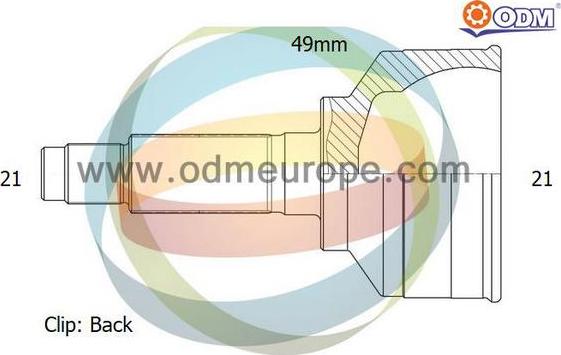 Multiparts 12-161314 - Каре комплект, полуоска vvparts.bg