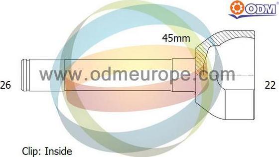 Multiparts 12-300709 - Каре комплект, полуоска vvparts.bg