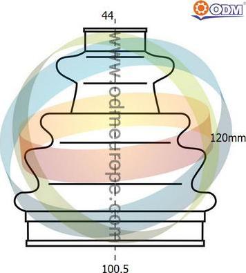 Multiparts 21-990413 - Маншон, полуоска vvparts.bg