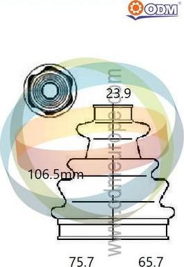 Multiparts 21-990531 - Маншон, полуоска vvparts.bg