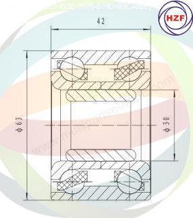 Multiparts 70-090032 - Комплект колесен лагер vvparts.bg