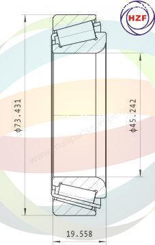 Multiparts 70-080082 - Комплект колесен лагер vvparts.bg