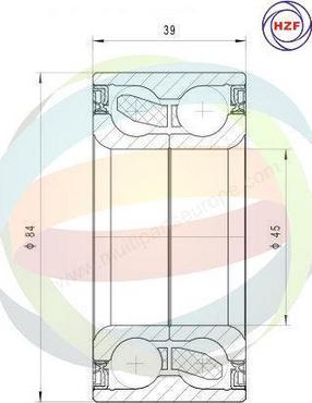 Multiparts 70-140017 - Комплект колесен лагер vvparts.bg