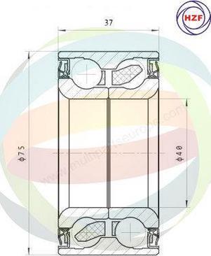 Multiparts 70-150001 - Комплект колесен лагер vvparts.bg