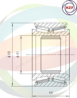 Multiparts 70-300005 - Комплект колесен лагер vvparts.bg