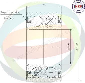 Multiparts 70-290094 - Комплект колесен лагер vvparts.bg