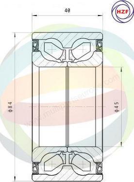 Multiparts 70-290001 - Комплект колесен лагер vvparts.bg