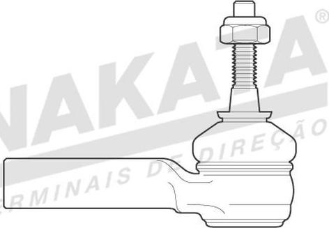 NAKATA N 96014 - Накрайник на напречна кормилна щанга vvparts.bg