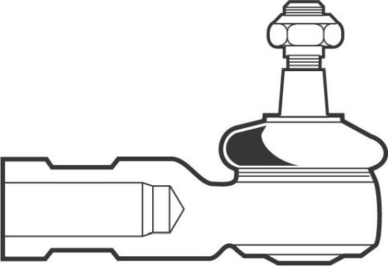 NAKATA N 92029 - Накрайник на напречна кормилна щанга vvparts.bg