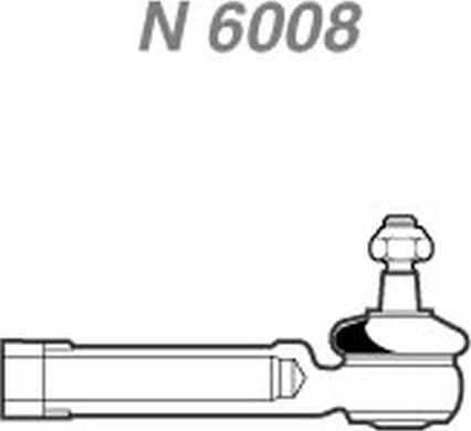 NAKATA N 6008 - Накрайник на напречна кормилна щанга vvparts.bg